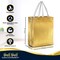Gold Gift Bags Medium Size – Set of 12 Reusable Gold Gift Bags With Handles - Perfect Party Favor Bag for Christmas Holidays, Wedding, Bachelorette Party Favors and Goodies – 8W x 4D x 10H